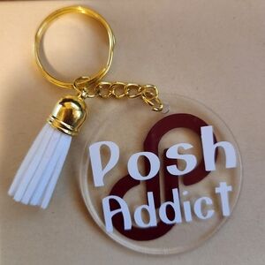 HAND CRAFTED ACRYLIC KEYCHAIN